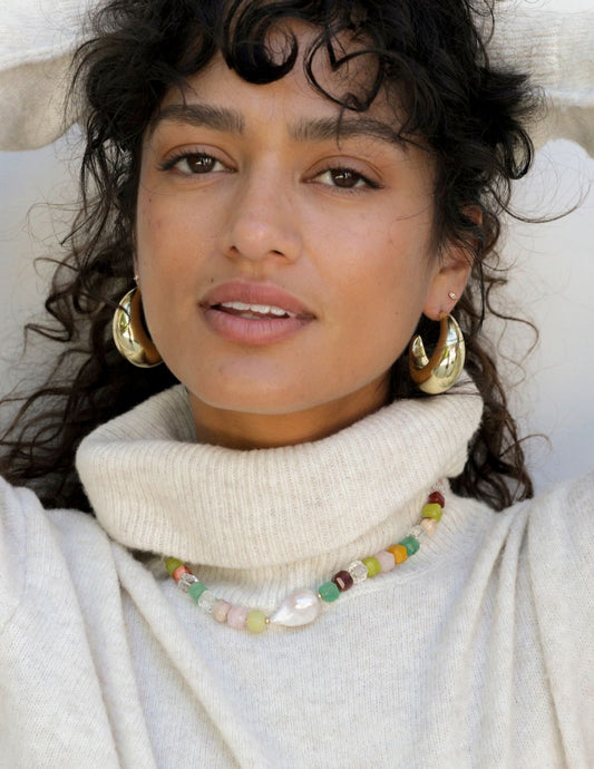 Dua Gold Hoop Earrings