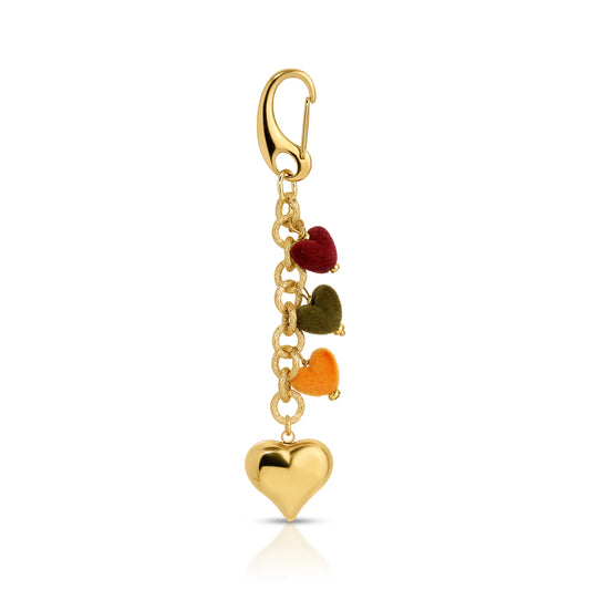 Adore You Hearts Bag Charm