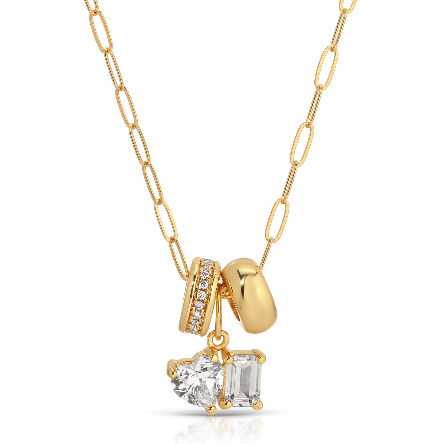 Cherish Toi Et Moi Charm Set Necklace