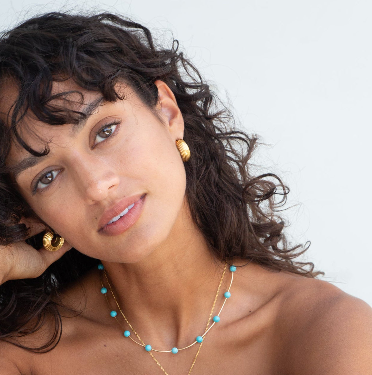 Jerry - Chunky Noodle Hoop Earrings