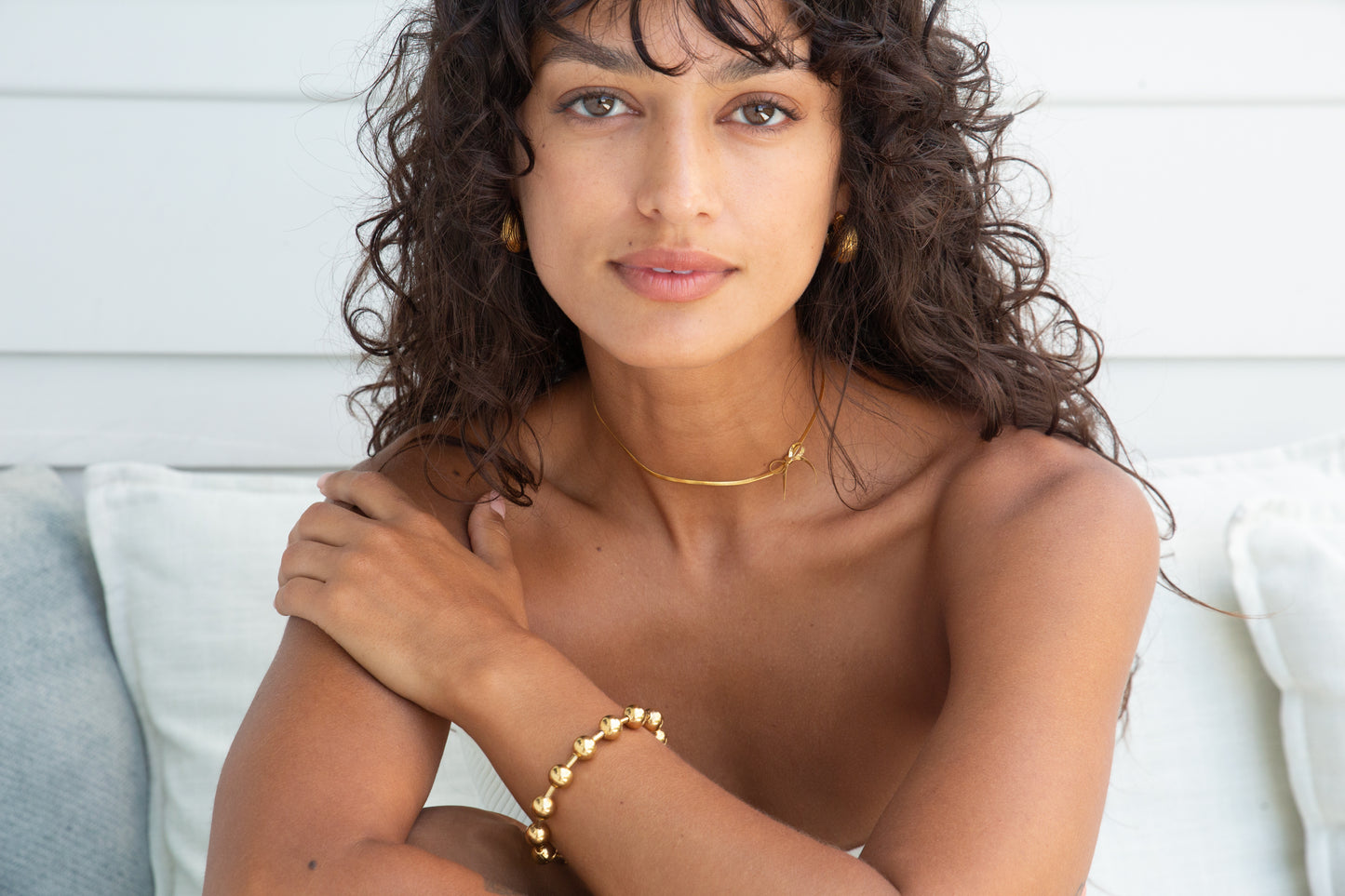 Jazz Gold Bead Bracelet