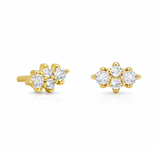 Dora Simulated Diamond Stud Earrings