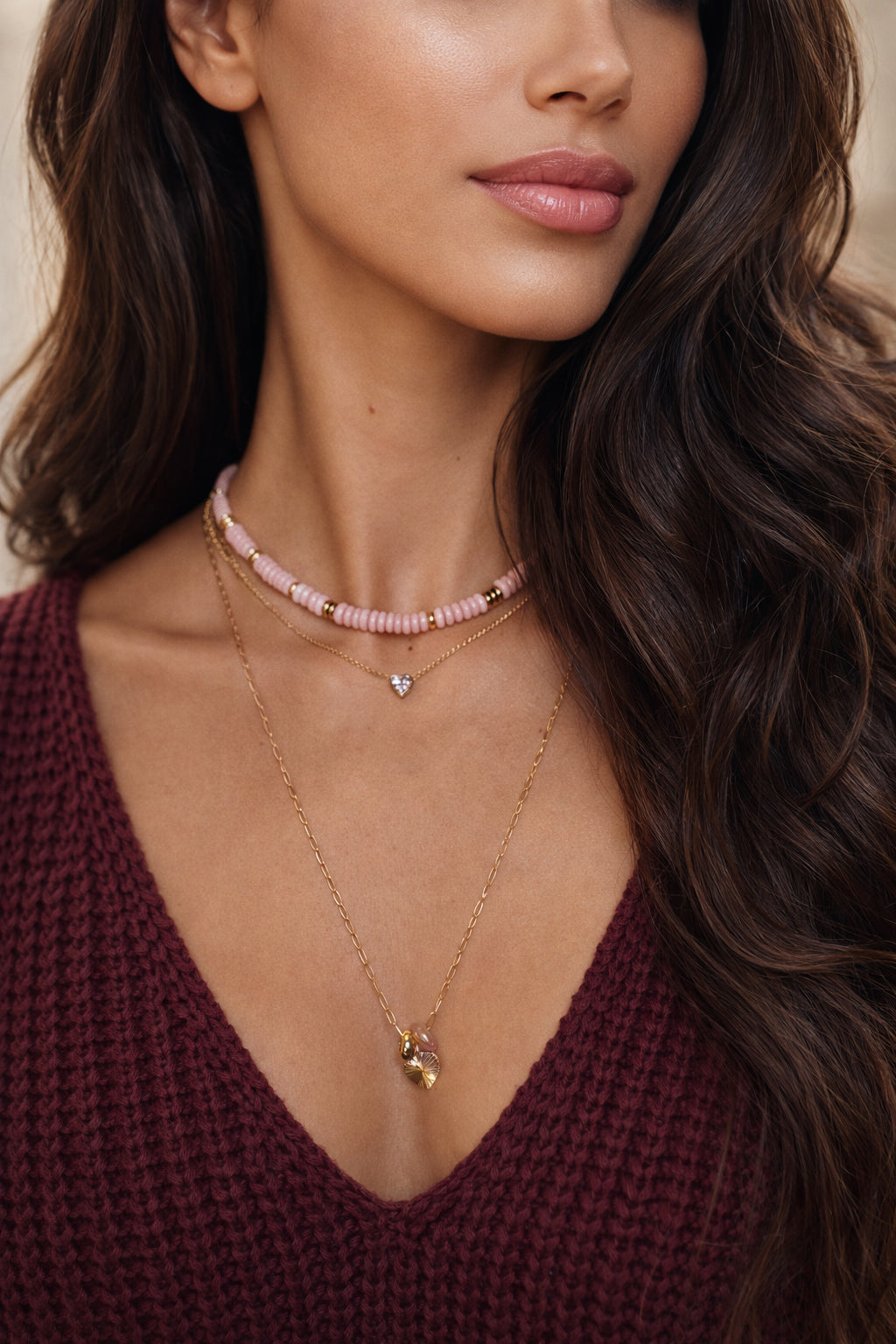 Iris Amethyst Beaded Necklace