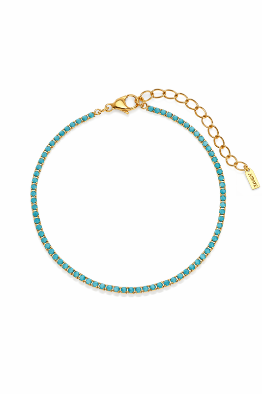 Holiday Turquoise Tennis Bracelet