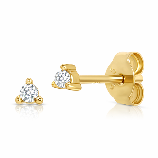 Fabulous Simulated Diamond Stud Earrings