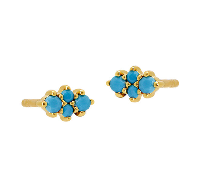 Dora Turquoise Stud Earrings