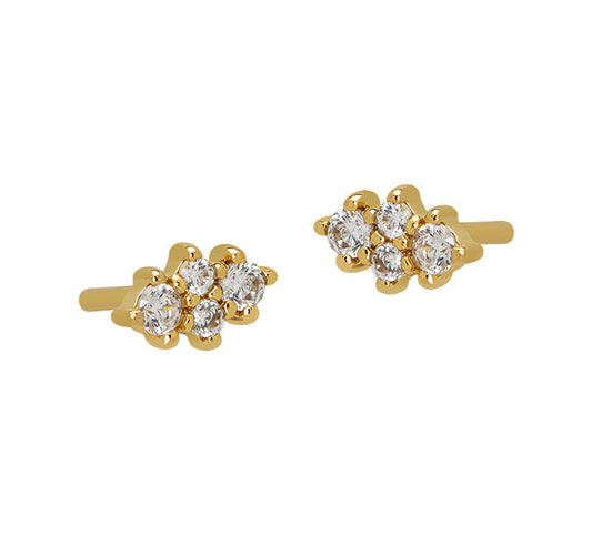 Dora Simulated Diamond Stud Earrings