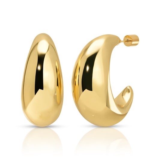 Dua Gold Hoop Earrings