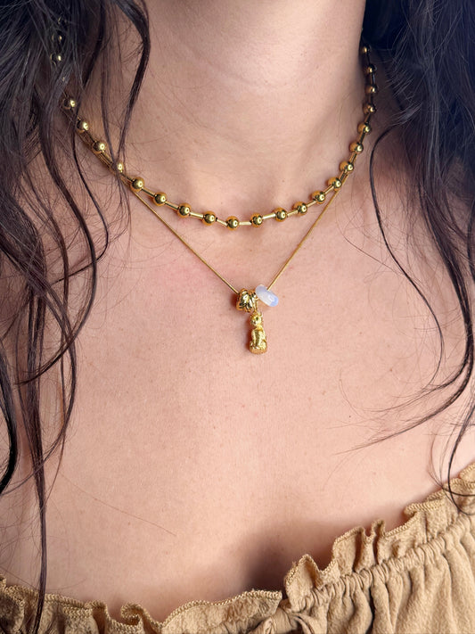 Splash Opalite Charm Spacer