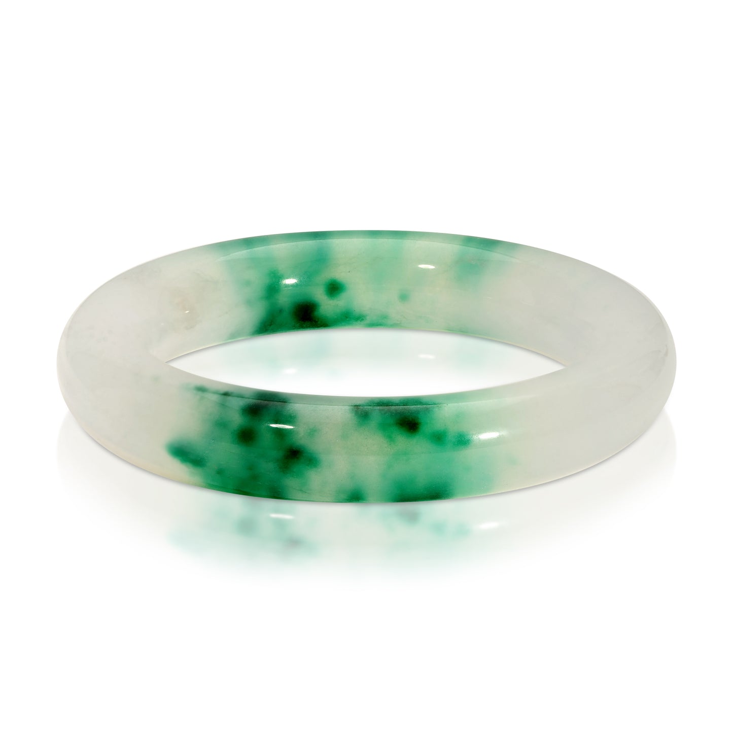 Elodie Moss Green Jade Bangle