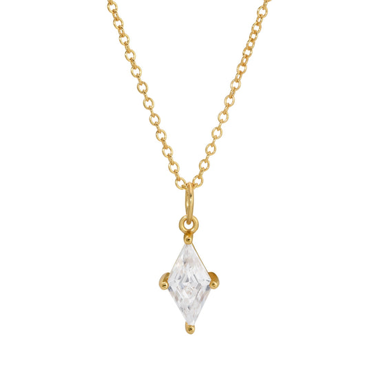 Elsa Simulated Diamond Kite Necklace