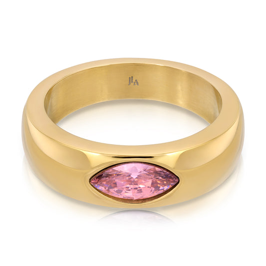 Fallon Marquise Pink Spinel Ring