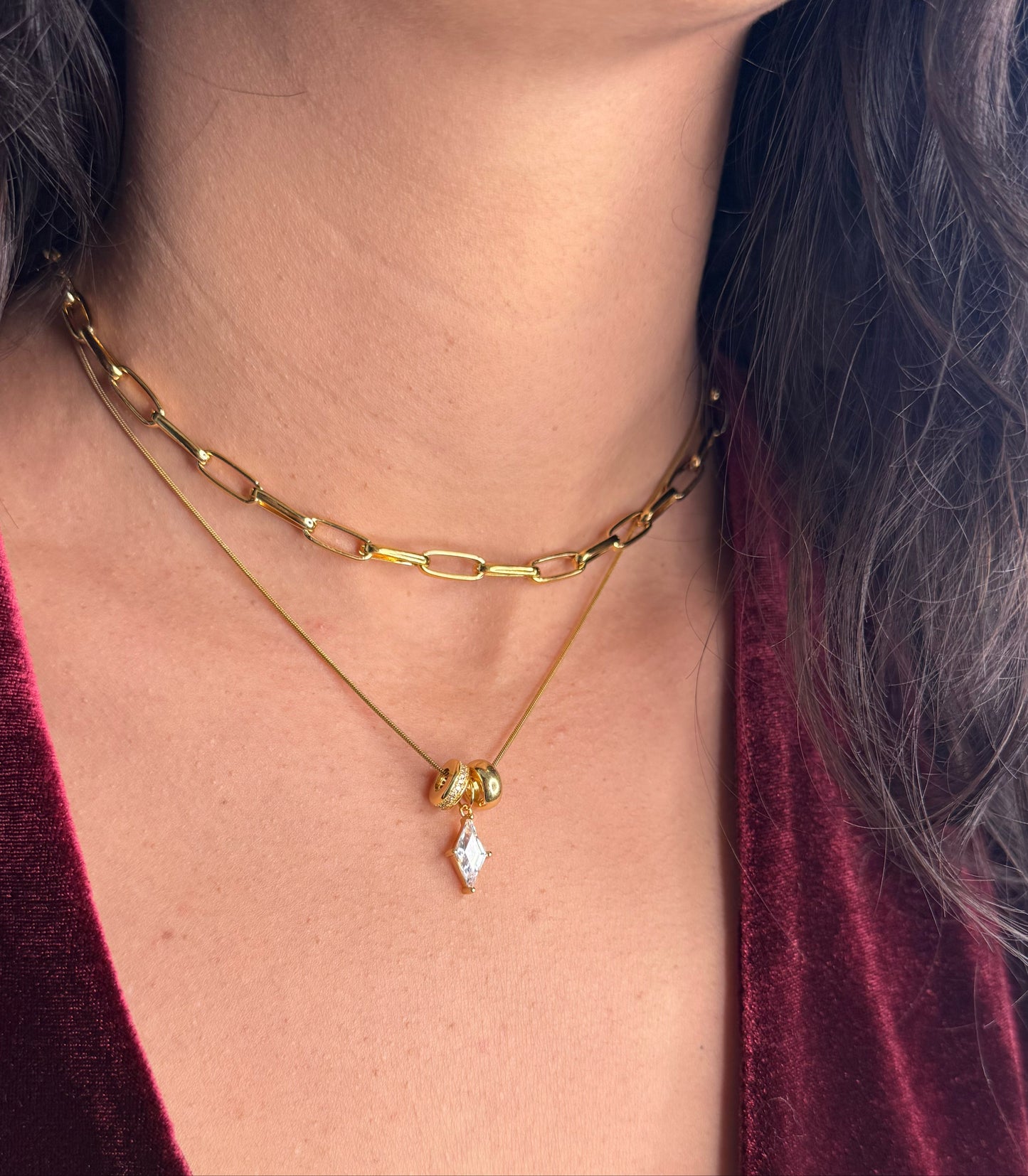 Enhance Charm Necklace Set