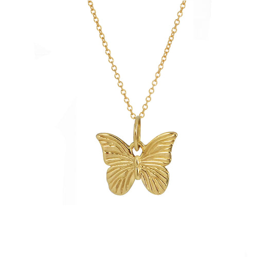 Hope Butterfly Pendant Necklace