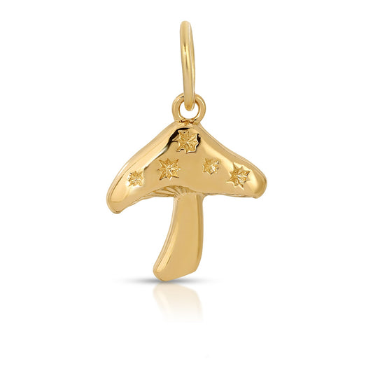 Happy Wave Mushroom Charm