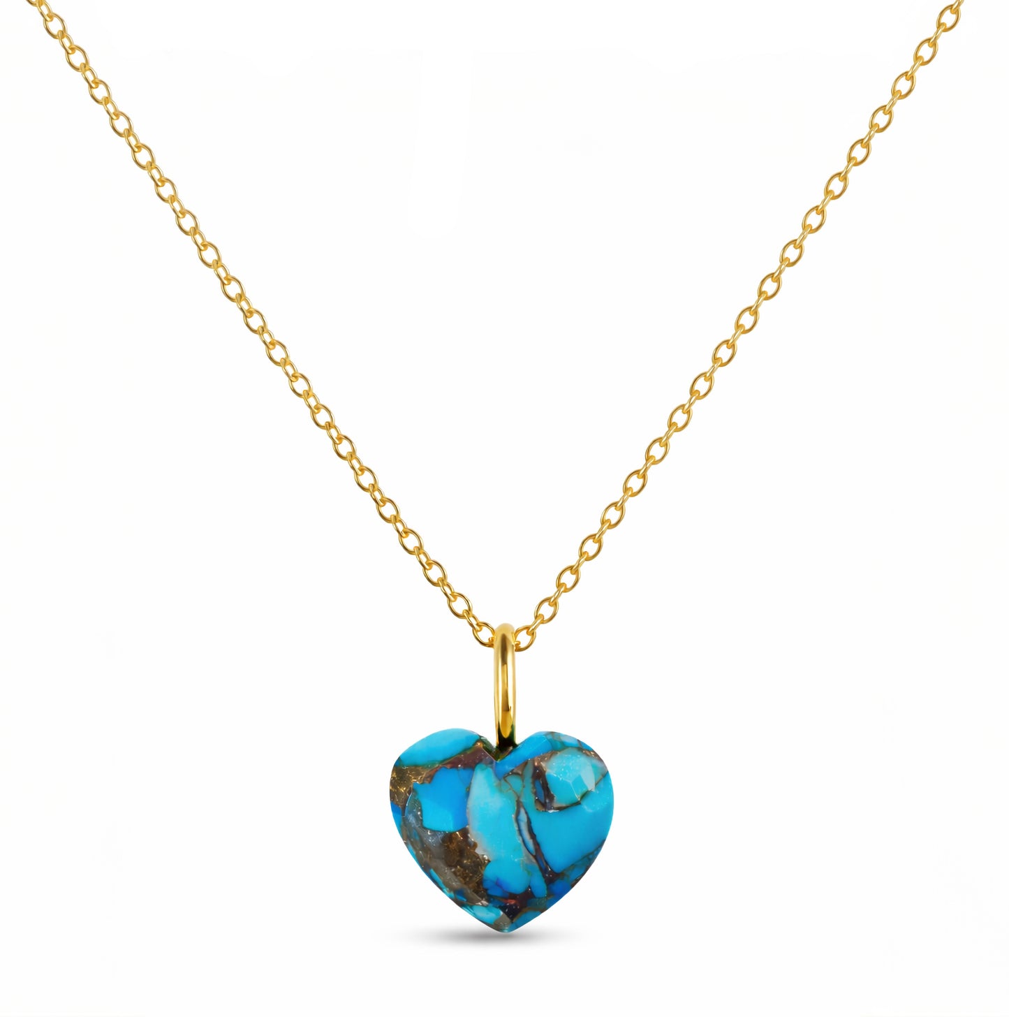 Heart of Stone Natural Turquoise Necklace