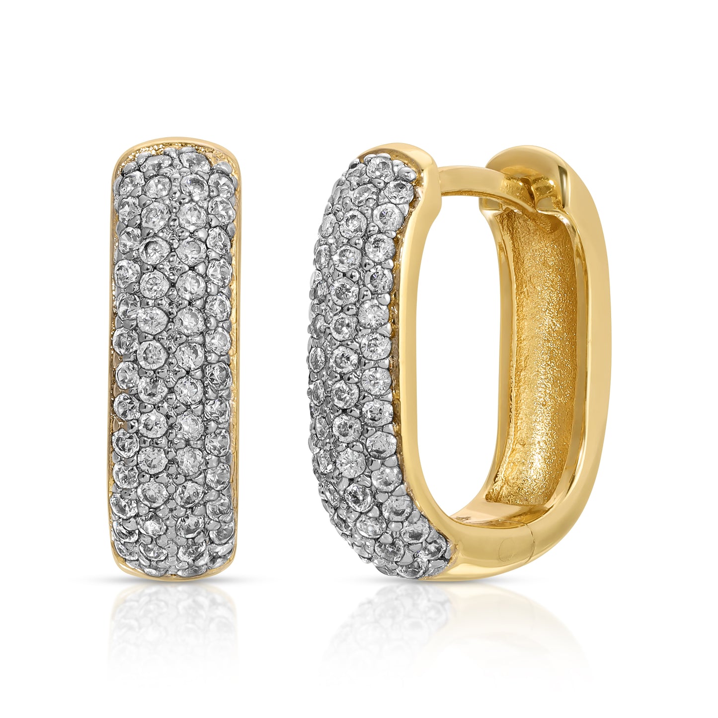 Beatrix 3 in 1 Chain Link Hoop Earring Set