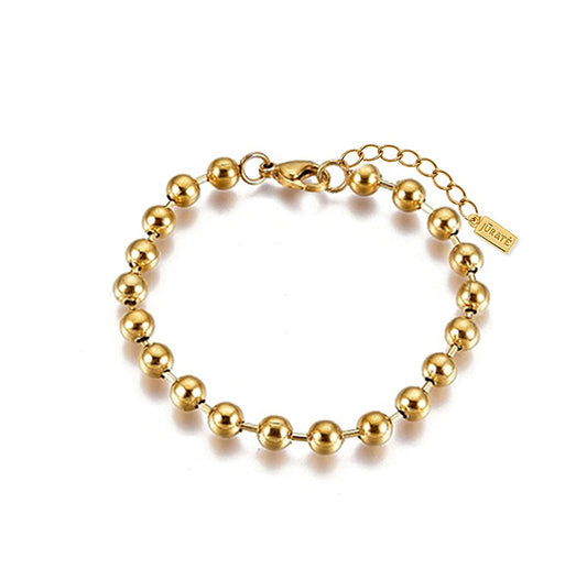 Jazz Gold Bead Bracelet