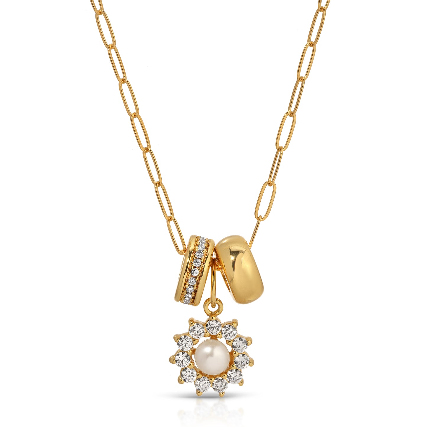 Luster Charm Set Necklace