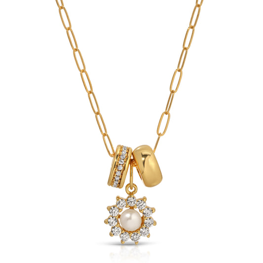 Luster Charm Set Necklace