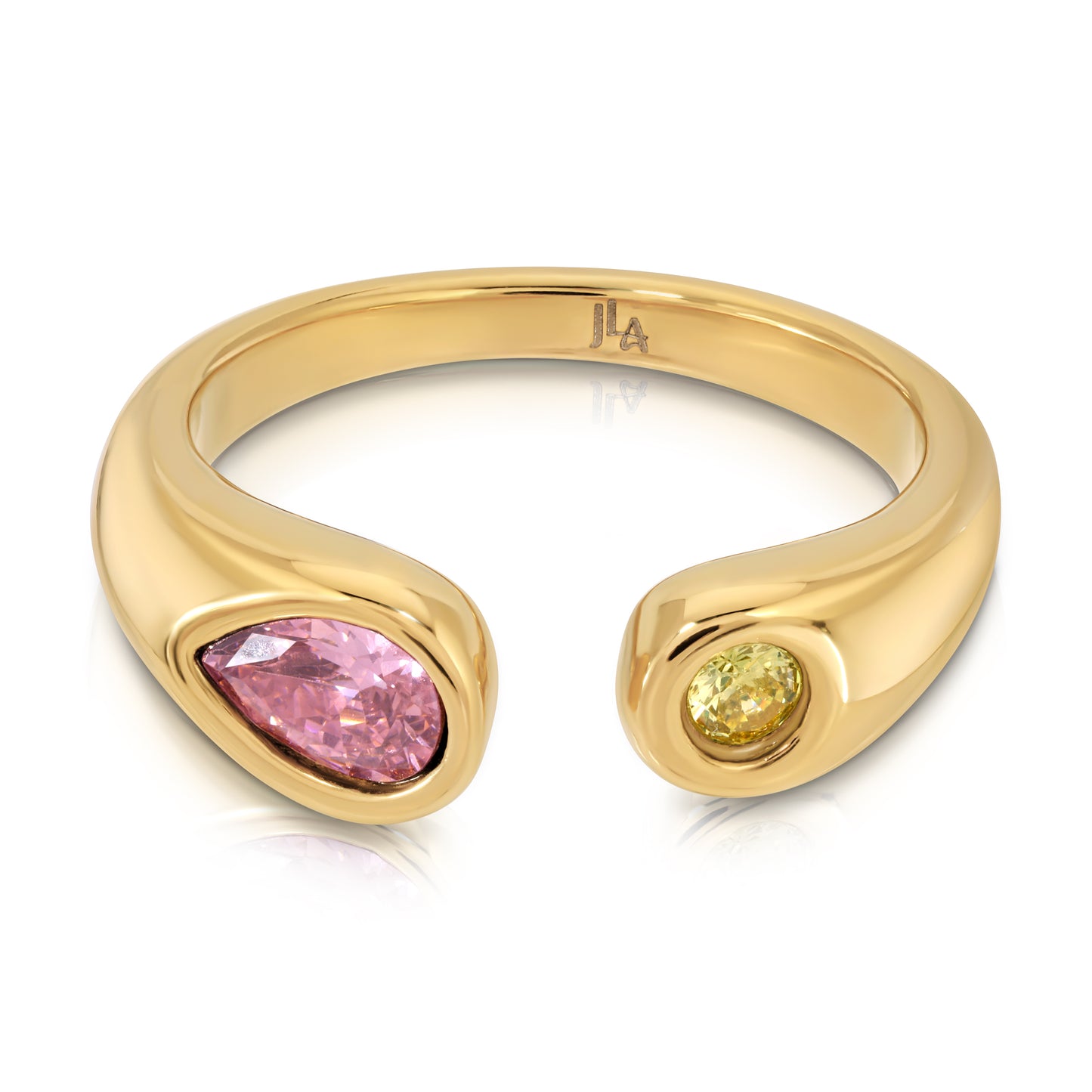 Odessa Toi et Moi Gem Ring