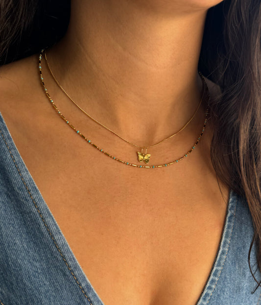 Hope Butterfly Pendant Necklace