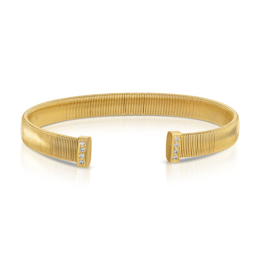 Quinn Gold Cuff Bracelet