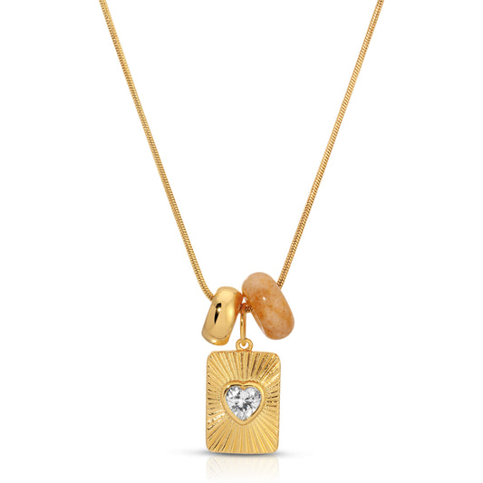 Radiate Charm Set Necklace