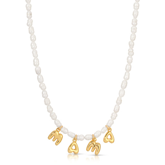 Sidekick Mama Pearl Beaded Necklace