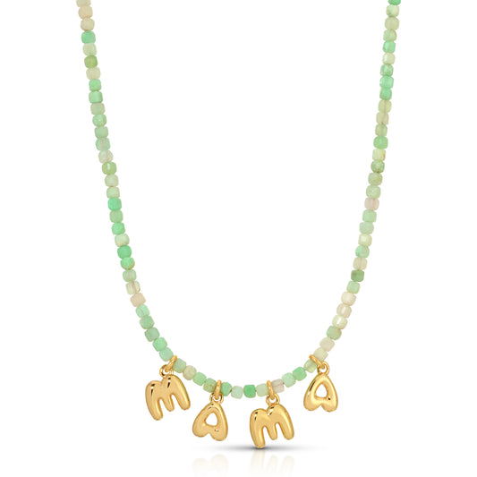 Sidekick Mama Australian Jade Beaded Necklace