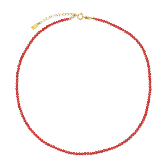 Sidekick Coral Bead Necklace