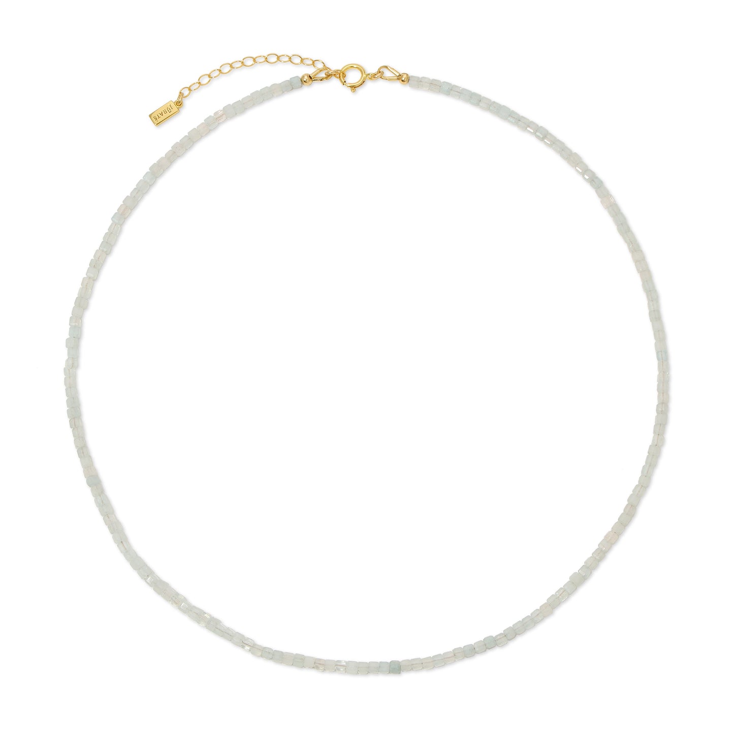 Sidekick Aquamarine Bead Necklace