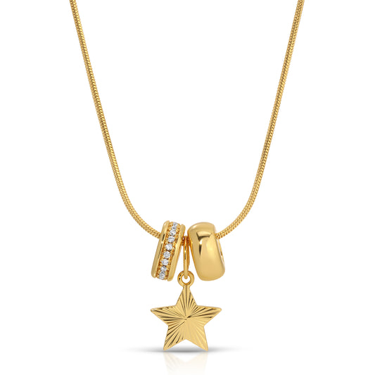 Stellar Star Charm Set Necklace