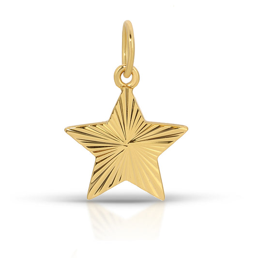 Stellar Gold Star Charm