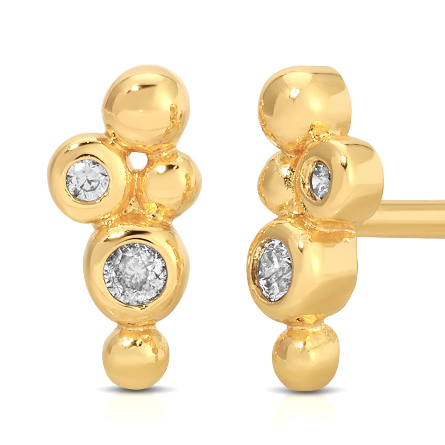 Stella Bubble Custer Stud Earrings