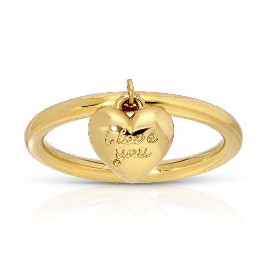 Sweet Heart "i love you" Heart Ring