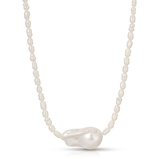 Ursula Baroque Pearl Choker Necklace