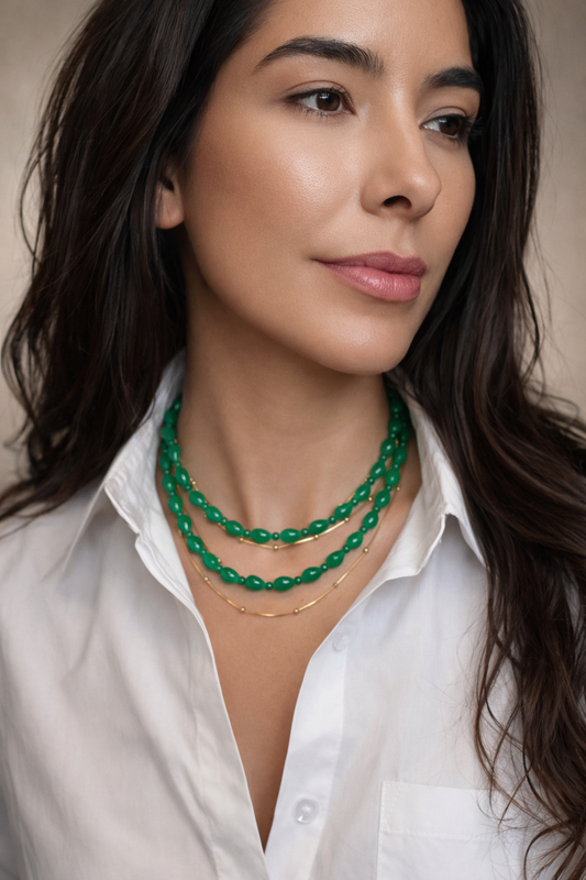 Grace Satellite Link Gold Chain