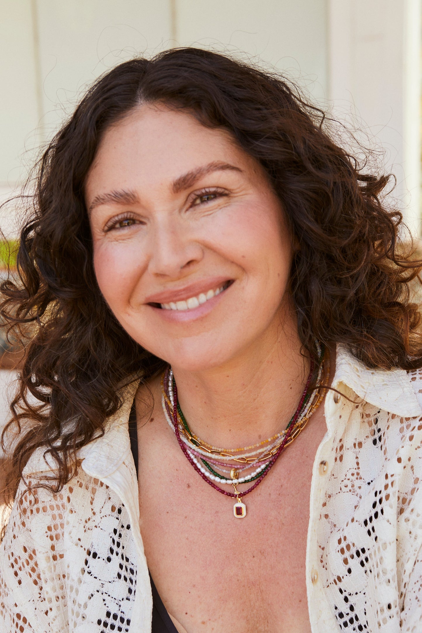 Sidekick Opal Beaded Necklace