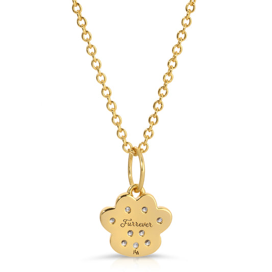 Best Fur-iend Paw Necklace