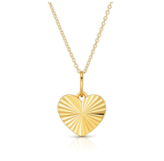 Crushin' Gold Heart Necklace