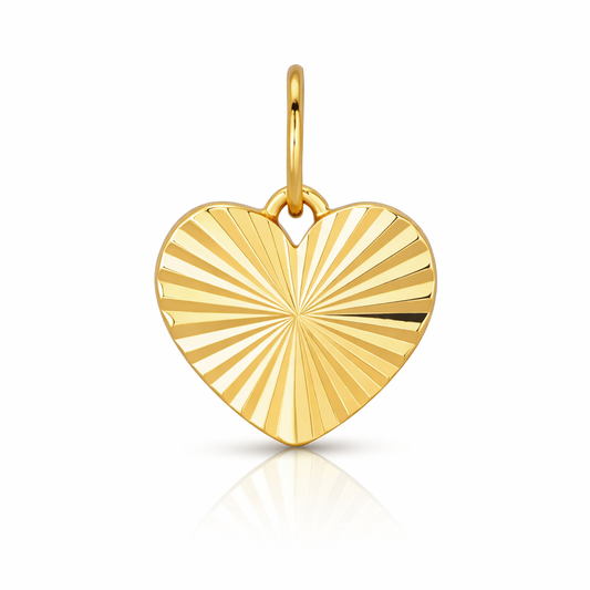 Crushin' Gold Heart Charm
