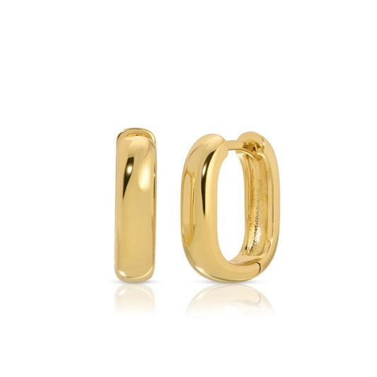 Daphine Chain Link Hoop Earrings