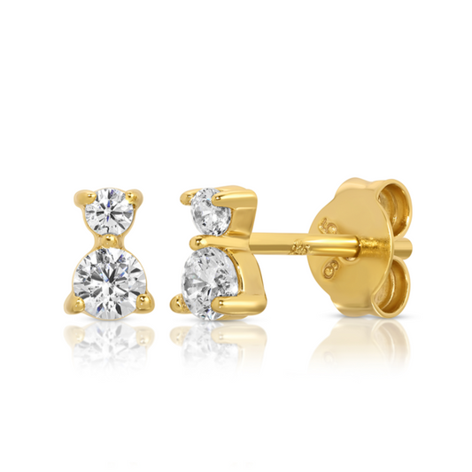 Dawn Simulated Diamond Stud Earrings