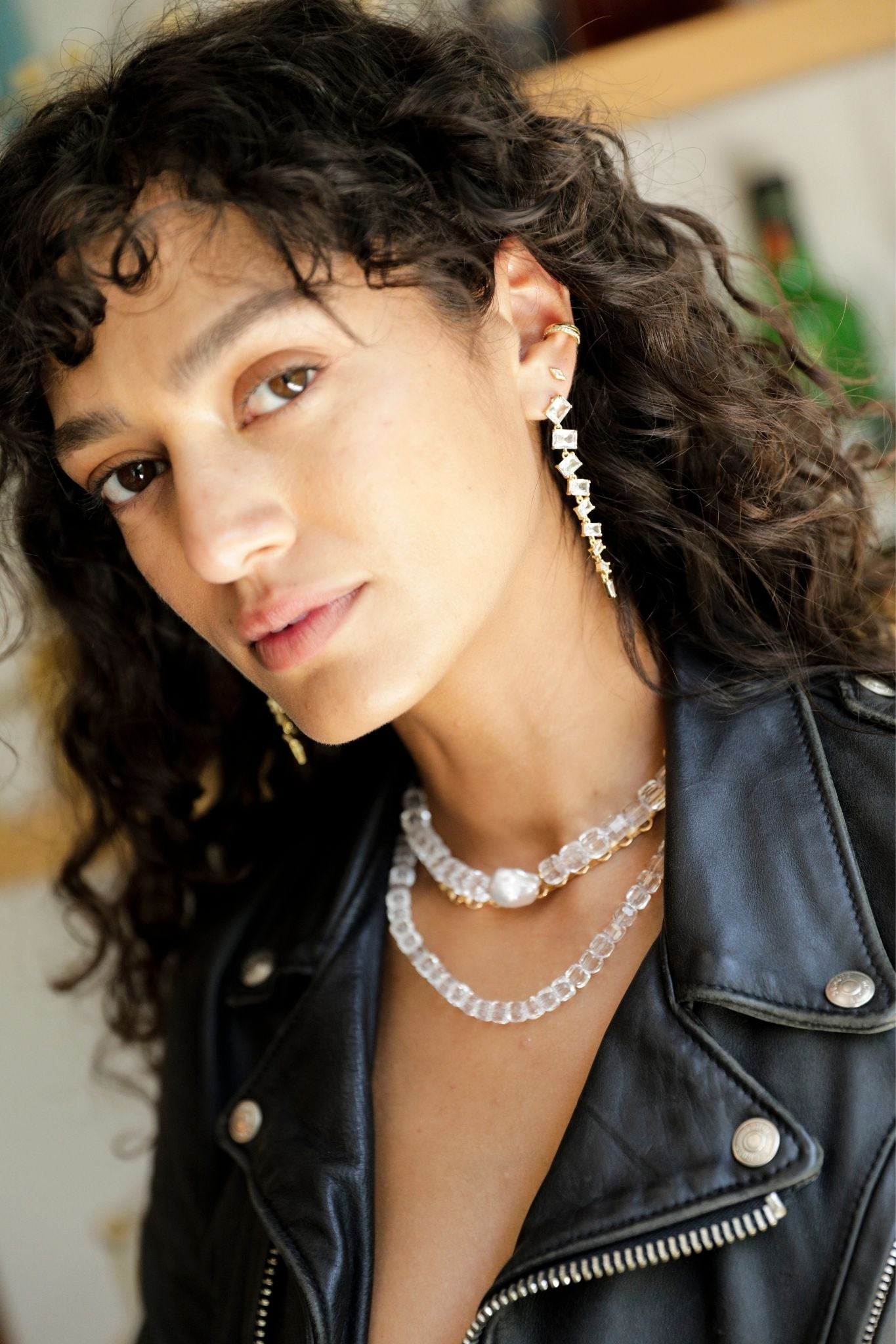 Dionne Simulated Diamond Drop Earrings