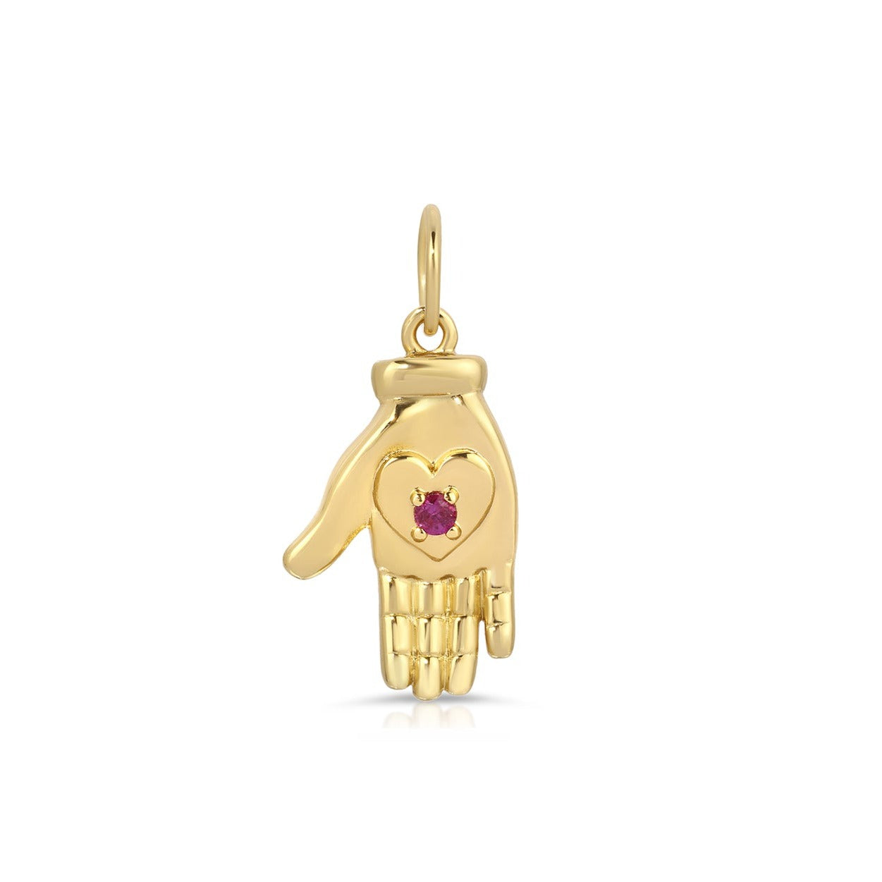 From The Heart Giving Hand Charm