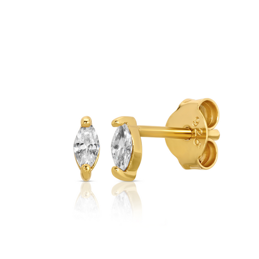Glamour Marquise Simulated Diamond Stud Earrings