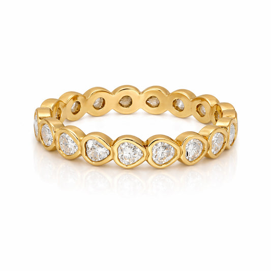 Heartstring Diamond Heart Eternity Band