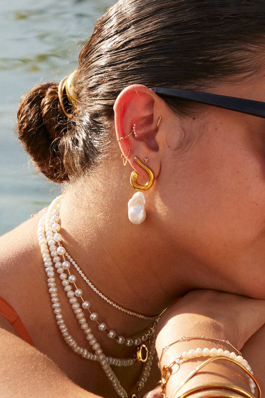 Lorelei Baroque Pearl Earrings