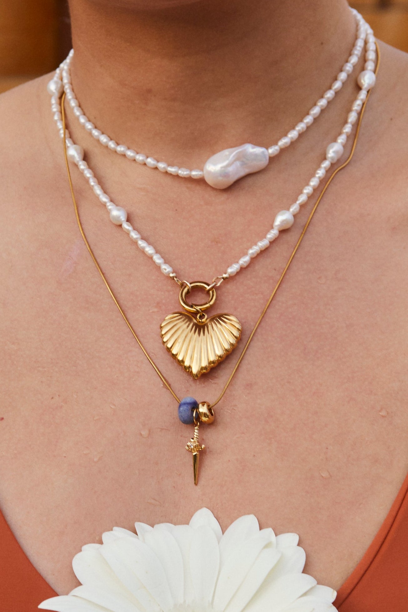 Zelda Gold Heart Charm